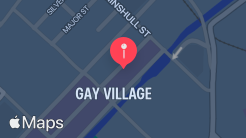 LGBT Foundation on a map