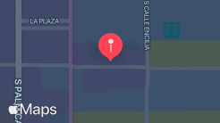 Streetbar on a map